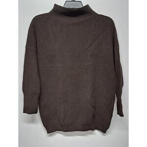 Black Tape‎ Women's Turtleneck Sweater, Brown Size S